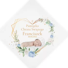  Keresztelő gyertya - Fagyasztott tutu elsa + zsinórkészlet