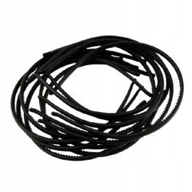   Gyermek fejpánt - (Aurora) O99C minőségi gumiszalagok 12db, fekete