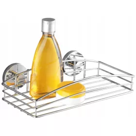 Fürdőszoba polc zuhanyozáshoz Wenko fúrása nélkül