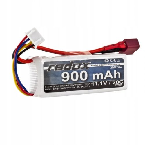 Airsoft kiegészítők - LI-Work Battery 11.1V 3S 900MAH 18A 20C REDOX