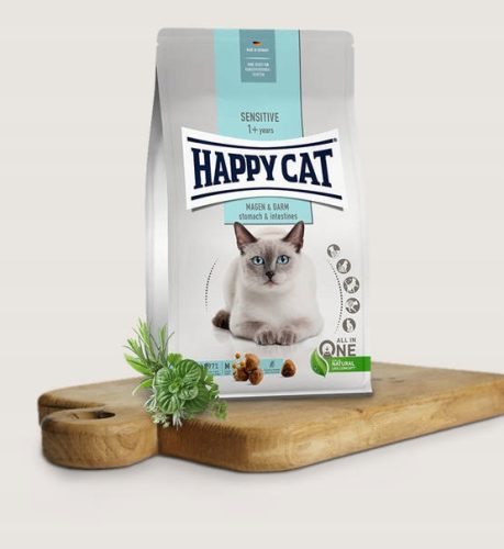 Granulátum macskáknak - A HAPPY CAT SENSITIVE TÁMOGATJA A RENDSZER TÁPLÁLÉKOT 4kg+RESZ