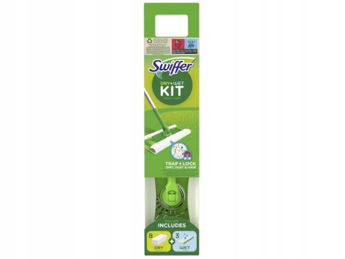 Padlómosó - SWIFFER Traps felmosó + ruha kezdőkészlet