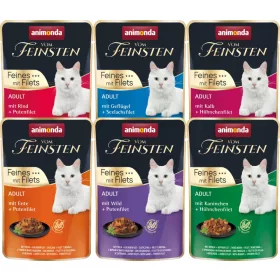   Konzerv macskáknak - Animonda Vom Feinsten bírság 12x85g tasak - keverék