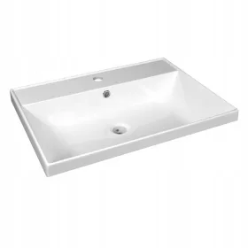    Mosdó Süllyesztett téglalap alakú munkalap Konglomerate Design Elita Plus 60 cm fehér