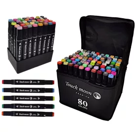   Jelölők gyerekeknek - TOUCH ALCOHOL MARKERS SET PRO 80 BAG CASE
