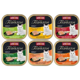   Konzerv macskáknak - Animonda Feinsten 12x100g keverék a töltelékkel