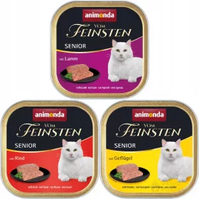   Konzerv macskáknak - Animonda vom Feinsten Senior 12x100g - Ízek MIX