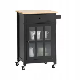  Vásároljon FKW98-SCH konyhai kocsit 63x46x88 cm fekete