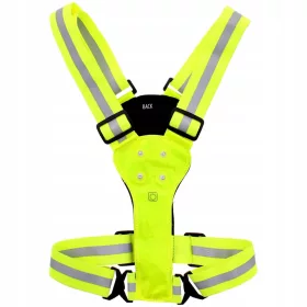   Fényvisszaverő kiegészítő gyermeknek - Fényvisszaverő LED mellény a sárga kerékpár futtatásához