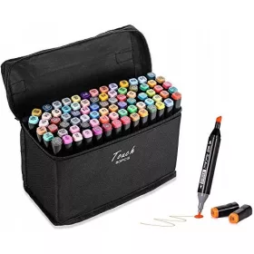  TOUCH ALCOHOL MARKERS SET PRO 100 BAG CASE