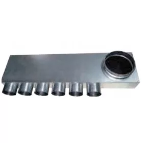   Légcsatorna - PREMIUM L6 6x75/160mm Szigetelt horganyzott doboz