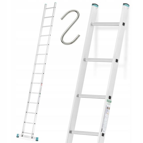 Magasabb létra 5,5 m alumínium 1 x 14 150 kg-ig