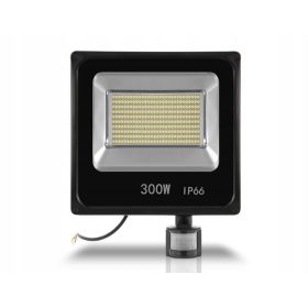   300 W-os LED-es reflektor lámpa PREMIUM MOZGÁSÉRZÉKELŐVEL