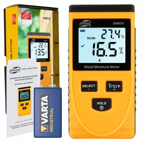 Benetech non-invazív fa nedvességmérő 1-79%