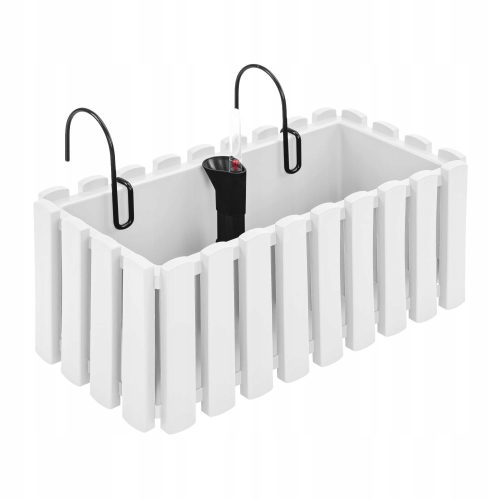  Prosperplast virágcserép 38 cm x 18 x 16,2 cm átmérője 38 cm műanyag fehér