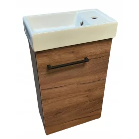 Kis fürdőszobai szekrény mosdóval 40 x 22 függeszthető