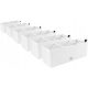  Prosperplast virágcserép 309 cm x 19,5 x 18,5 cm műanyag fehér