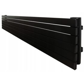    LOFT dekoratív RADIATOR 45x180 Matt fekete szerkezet 1102W VÍZSZINTES