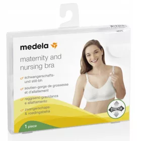    Medela szoptatós melltartó Bravado csattal fehér / S Melltartó terhes nőknek és szoptatós anyukáknak