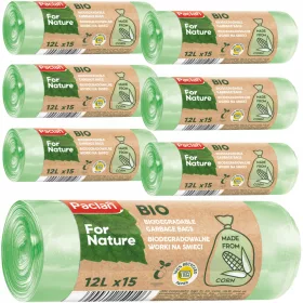   Szemeteszsákok - Biológiailag lebontható szemetes zsákok 12L 105 paklan