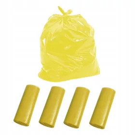   Szemeteszsákok - Zsákok szegregációs hulladék sárga műanyag 120L 100 db
