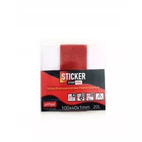 Tűzoltó szalag kapcsolótáblákhoz 100x40x1mm 20L