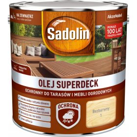 Sadolin teraszolaj 2,5 l, színtelen