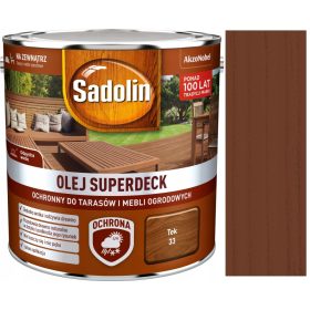 Olaj Sadolin 2,5 l Tek 33