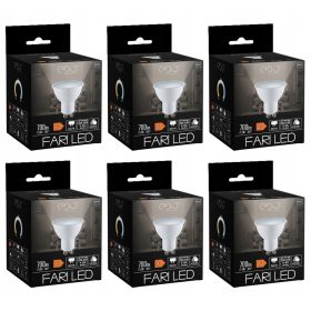 6x LED izzó GU10 7,5W 4000K 120 '700 lm Edo