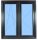 Ablak - PVC PVC ablak 81mm 3-Szyby 1x Anthracite 1765x1335