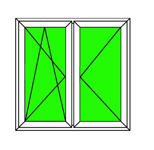 Ablak - PVC PVC ablak 1765x1835 180x190 5-Sins