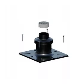   Kéményrendszer, tartozékok - PP 80 mm RICOM lapos tető tányér