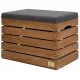 Pouf csomagtartó 60x40x45cm Azura 4 színek Pouf nyitó kárpitos sebességváltó