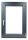 Ablak - PVC ABLAK 600 x 1400 RU, KÉTOLDALAS ANTRACIT