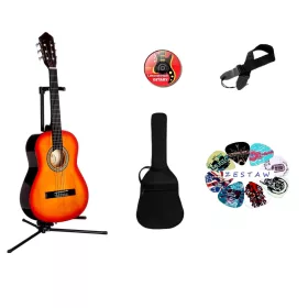  3/4 MSA KLASSIKUS GITÁR, BALKERES + TARTOZÉKOK!