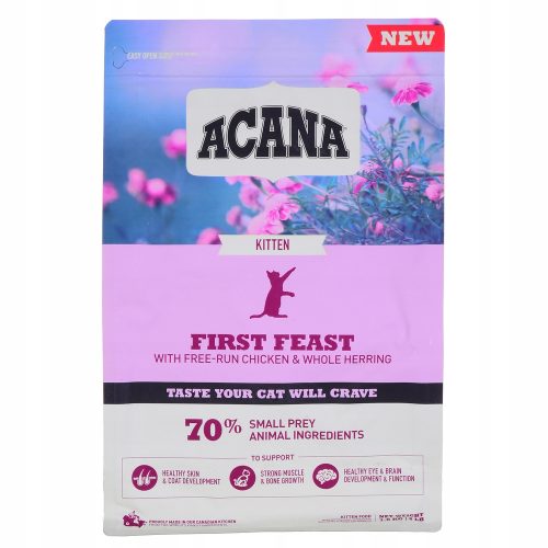 Granulátum macskáknak - ACANA First feast macska szárazeledel cicáknak 1,8 kg