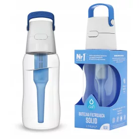 Vízszűrő palack - Dafi SOLID szűrőpalack 0,5l KÉK