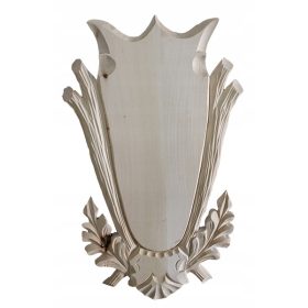   Figura, szobrocska - Agancsállvány, 27. sz., hársfa trófea