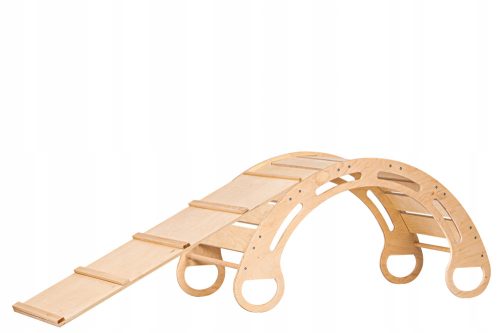  Fa hinta csúszdával Lila Baby BZ100 100x39 cm