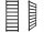 Dekoratív FÜRDŐSZOBA RADIATOR MODERN 97x54 ANTRACIT SZERKEZETE 556W