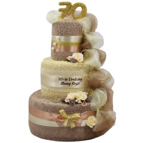   Törölköző szett - Törölköző torta AJÁNDÉK házassági évforduló születésnapjára