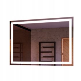    Nagy kerek, modern, elegáns fali tükör stílusos napcsillogás