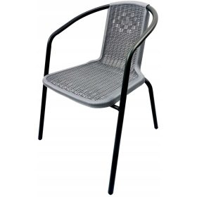 Kerti szék - Erős fém modern kerti szék terasz