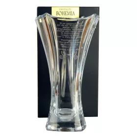 Virágváza - Bohemia kristályváza 30cm