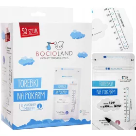   Tartály harapnivalókhoz - Stork Food Pouches Fagyasztott tej 50 db.