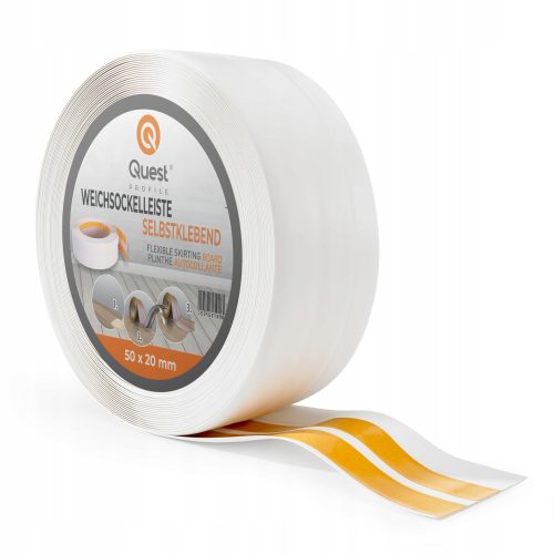 Questprofil PVC szalag 23 x 32, hossza 500 cm, fehér