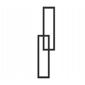    ODKRYJDOM vizes fürdőszoba radiátor 274 W 300 x 1230 mm fekete