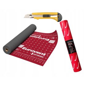   Eurovent tetőfólia 30 x 1,5 x 1,8 mm 250 g/m² + TÖRÖTT KÉS KÉS 18MM UNIVERZÁLIS