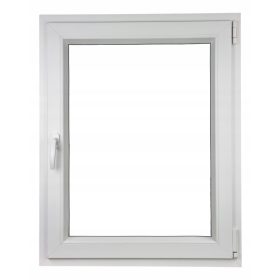 PVC ABLAK 60 X 130 / 600 X 1300 RU FEHÉR 24H