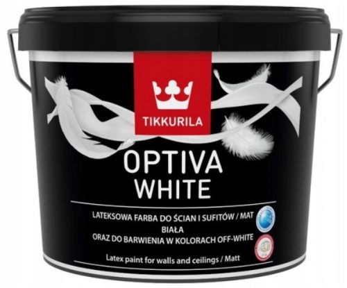 Tikkurila latex falfesték 9 l fehér matt